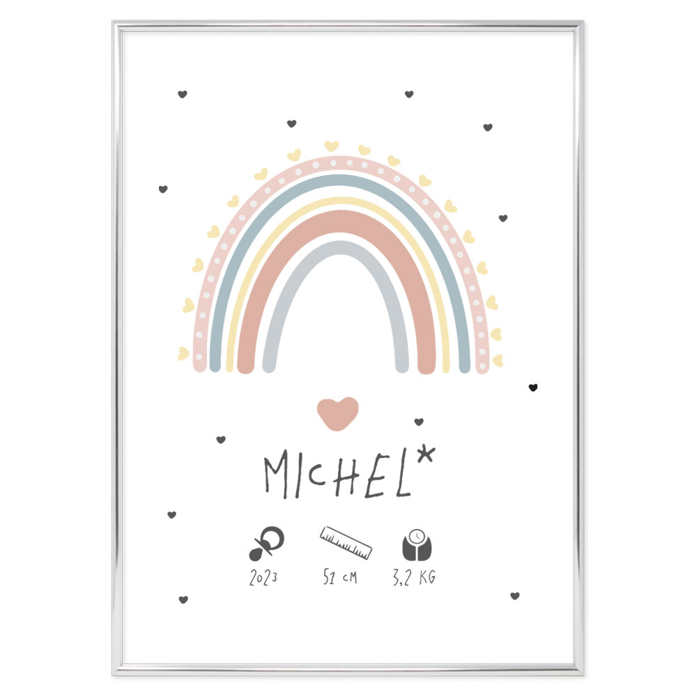 Poster Personalizzato Kids Rainbow