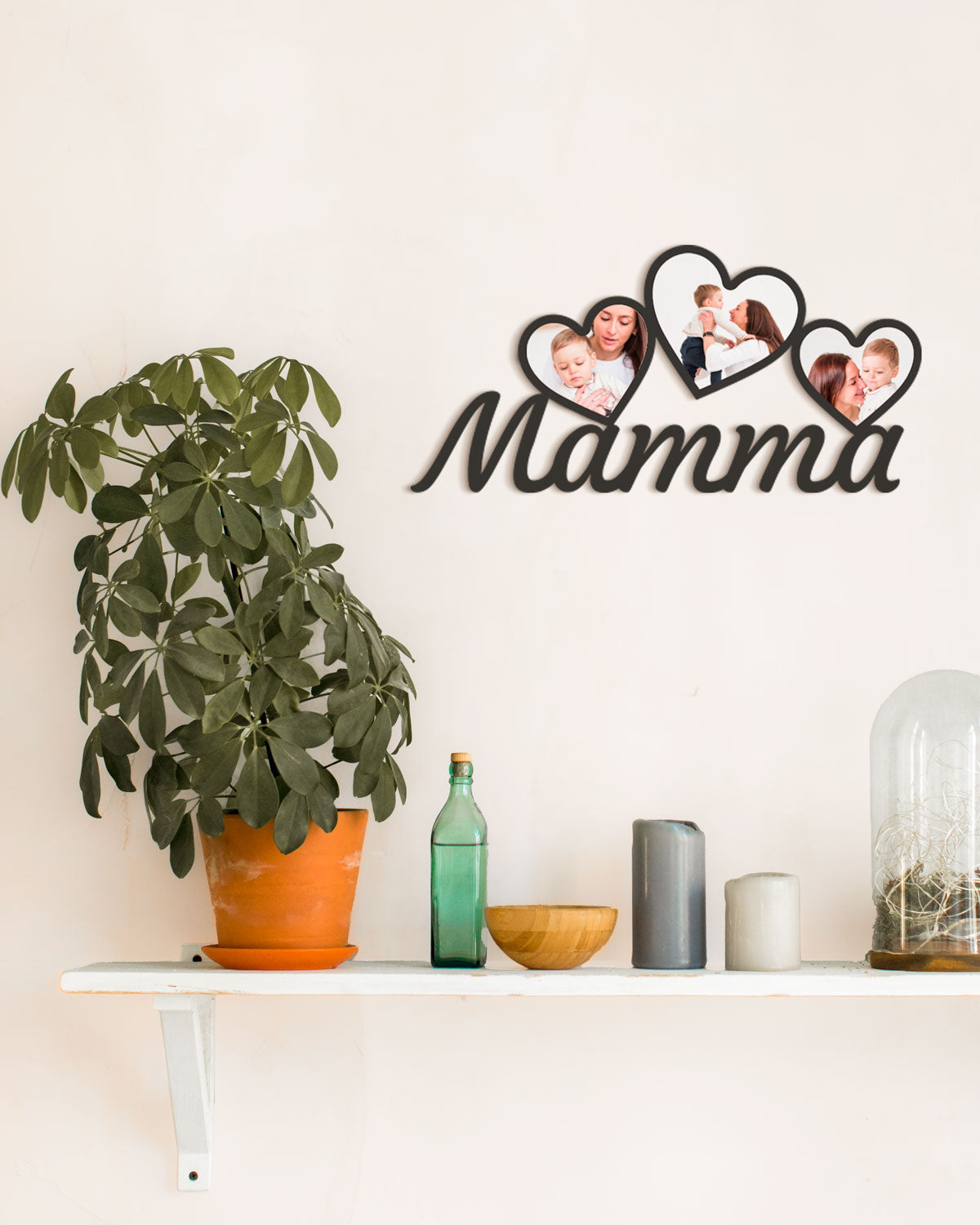 Tavoletta Mamma foto cuori