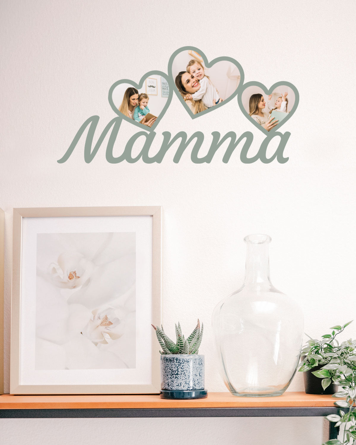 Tavoletta Mamma foto cuori