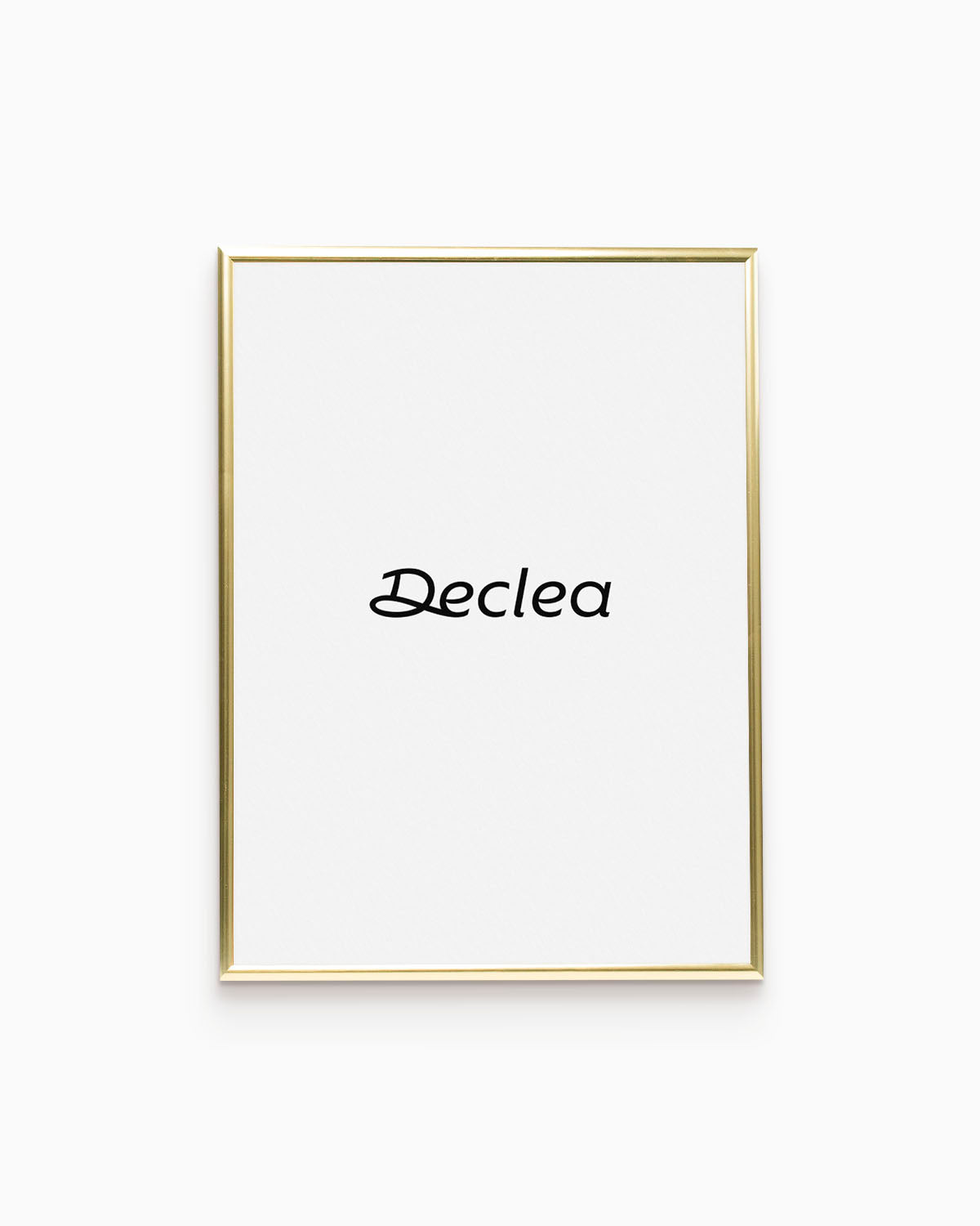 Gold frame
