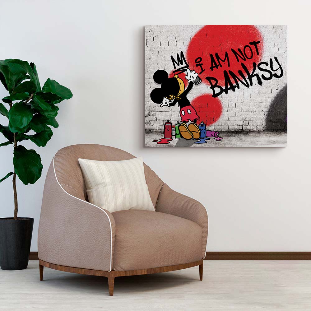 Quadro I am not Banksy