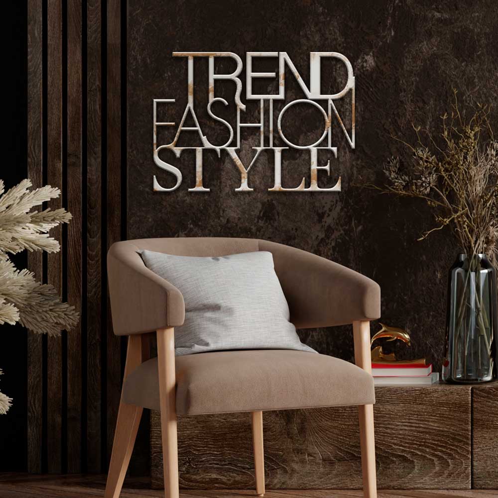 scritta in legno trend fashion style - decorazione per l'ingresso o salotto #colore_shabby