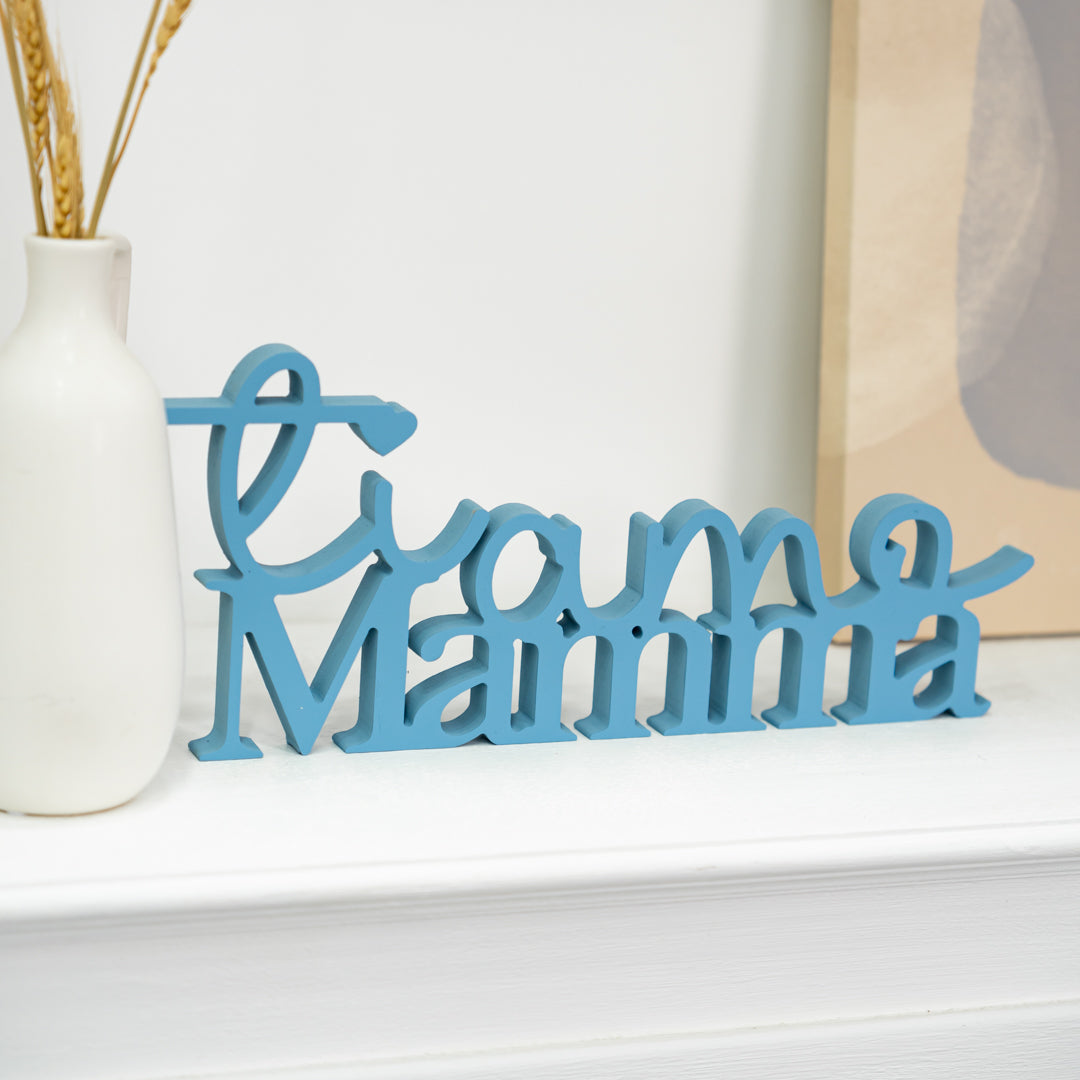 Wooden Plaque I Love You Mom