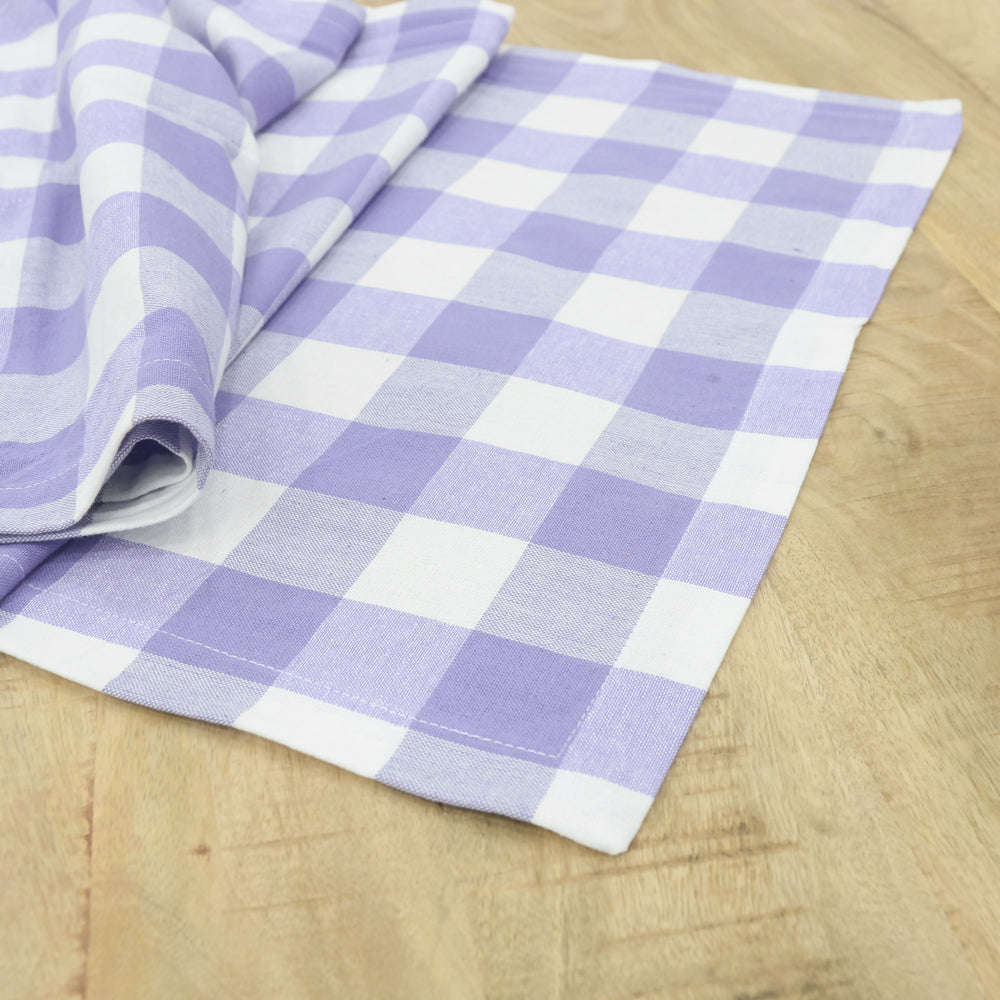 Checkered Runner 100% Cotton