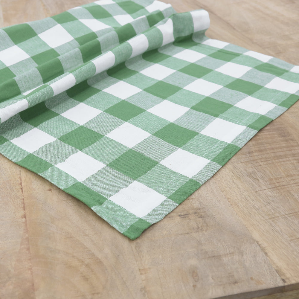 Checkered Runner 100% Cotton