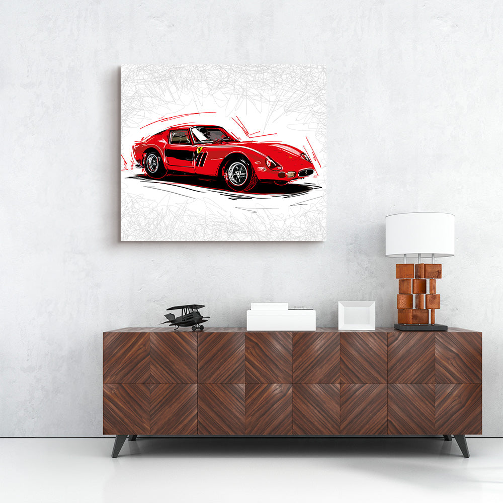 Quadro Iconis Red Car