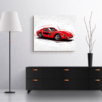 Quadro Iconis Red Car