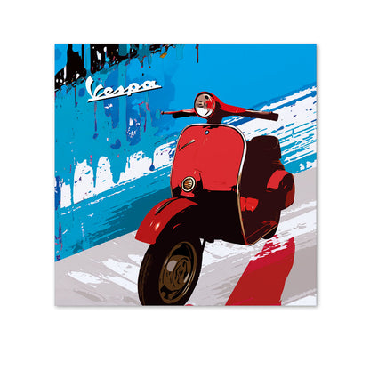 Iconic Vespa framework