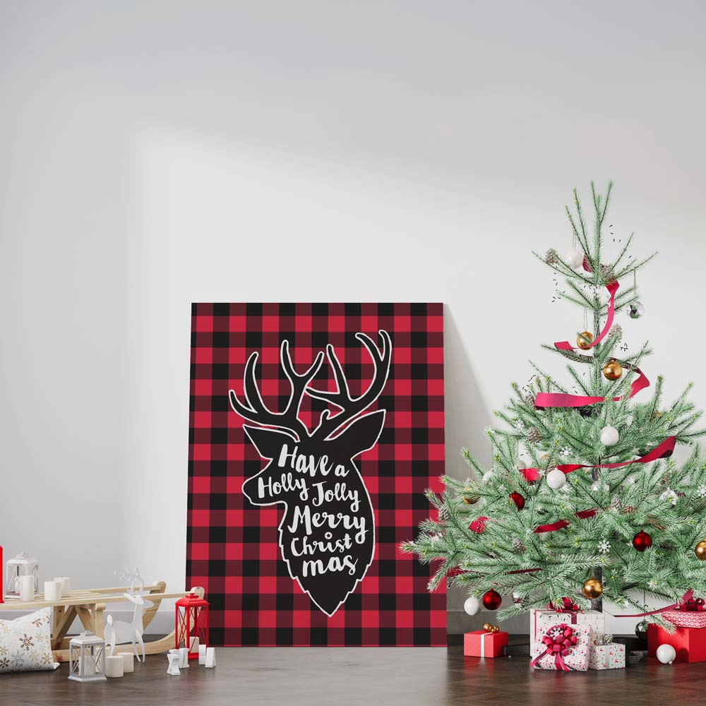 Holly Jolly Christmas painting