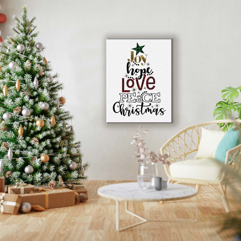 Christmas picture Joy Hope Love