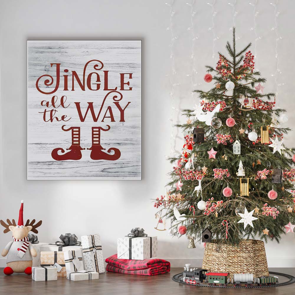 Quadro Natalizio Jingle all the way