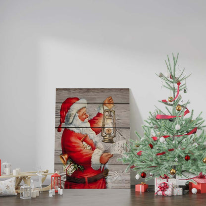 Quadro Natalizio Babbo Natale