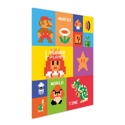 Quadro Gaming Supermario Retro