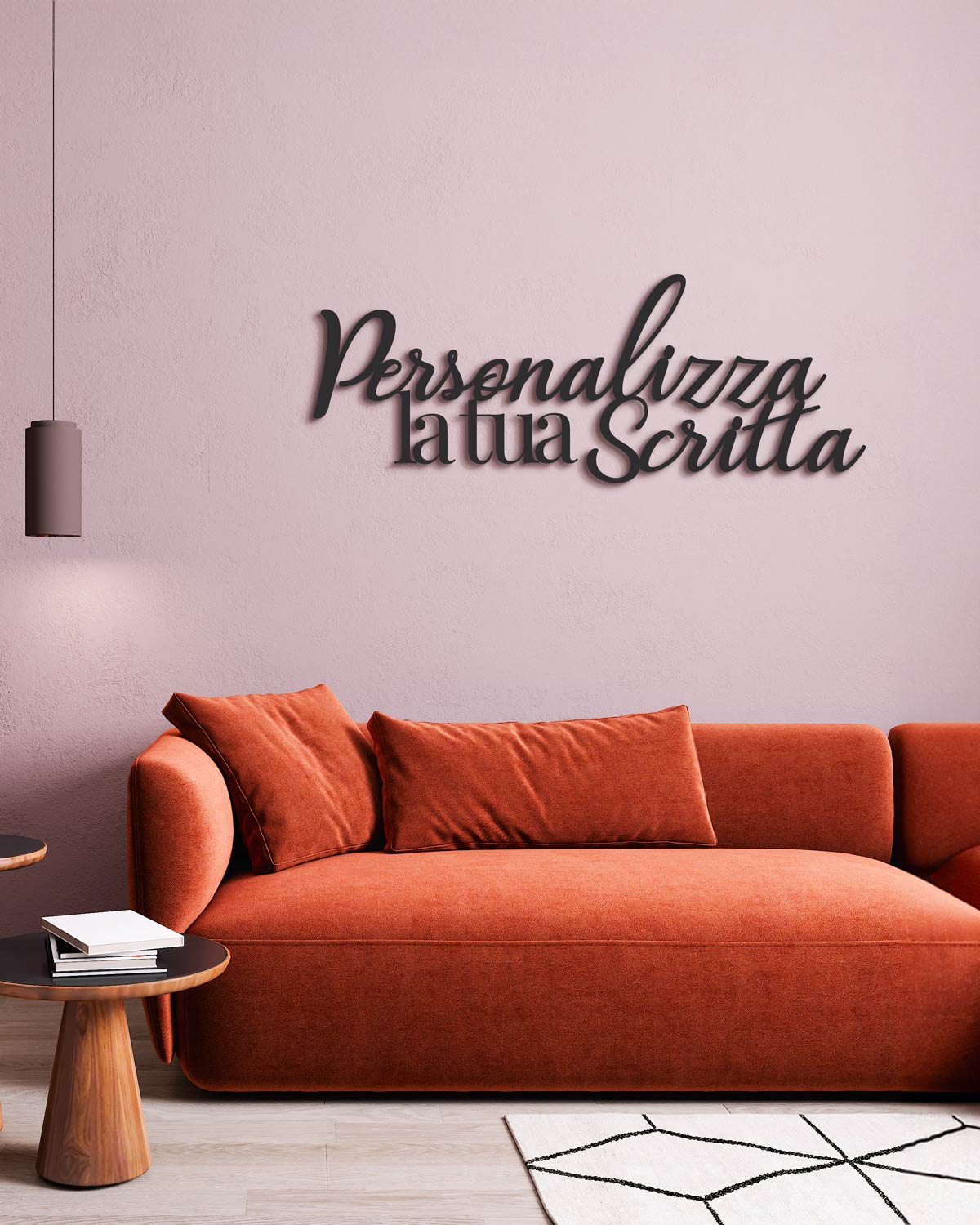 Personalized wooden wall writing