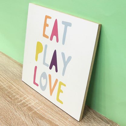 Tavoletta Kids Eat Play Love