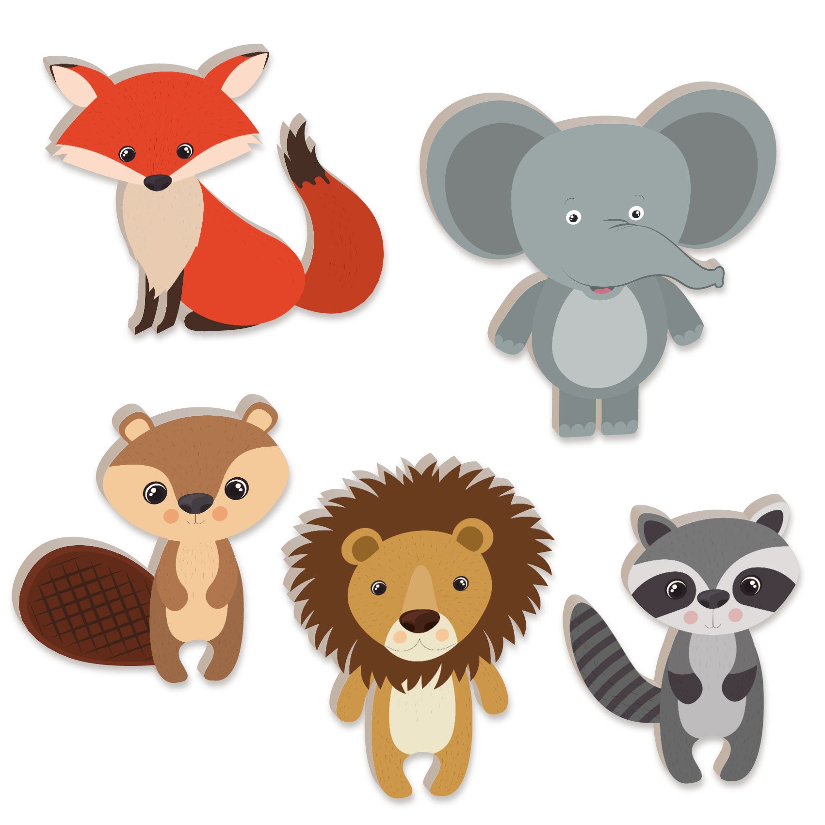 Set of Kids Animal Tablets