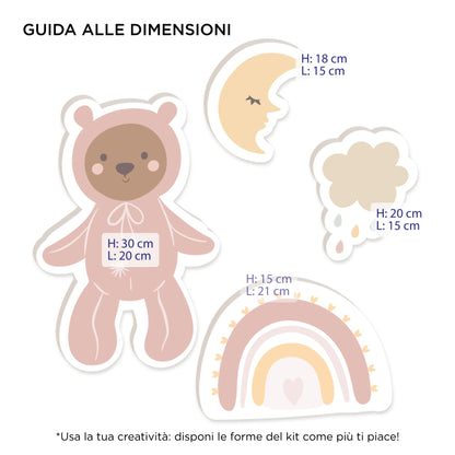 Set di Tavolette Kids Bear Girl