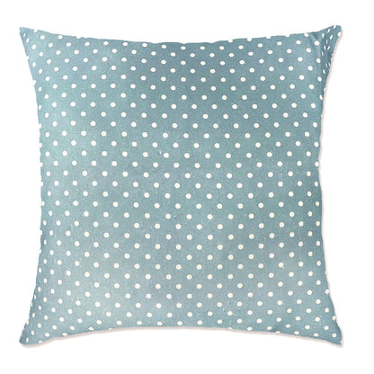 Blue Polka Dot Cushion