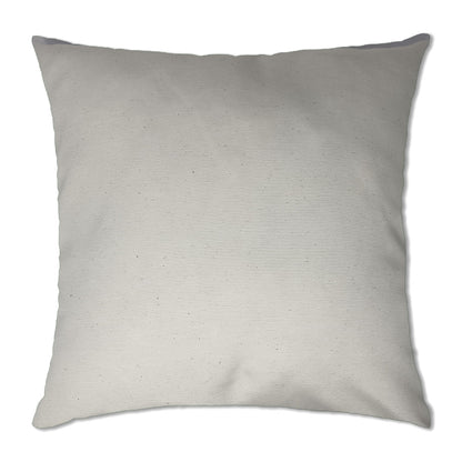 White cotton cushion