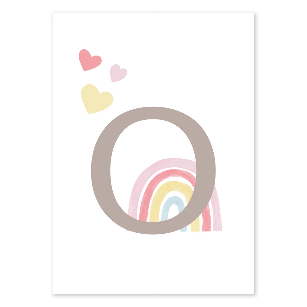 Poster Personalizzato Arcobaleno Girl