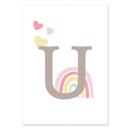 Poster Personalizzato Arcobaleno Girl