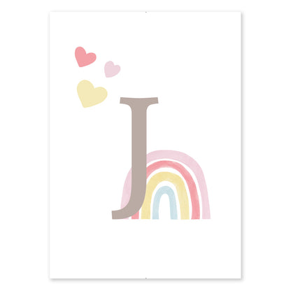 Poster Personalizzato Arcobaleno Girl