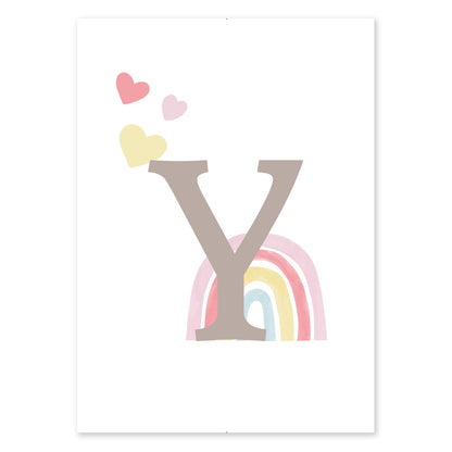 Poster Personalizzato Arcobaleno Girl