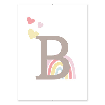 Poster Personalizzato Arcobaleno Girl