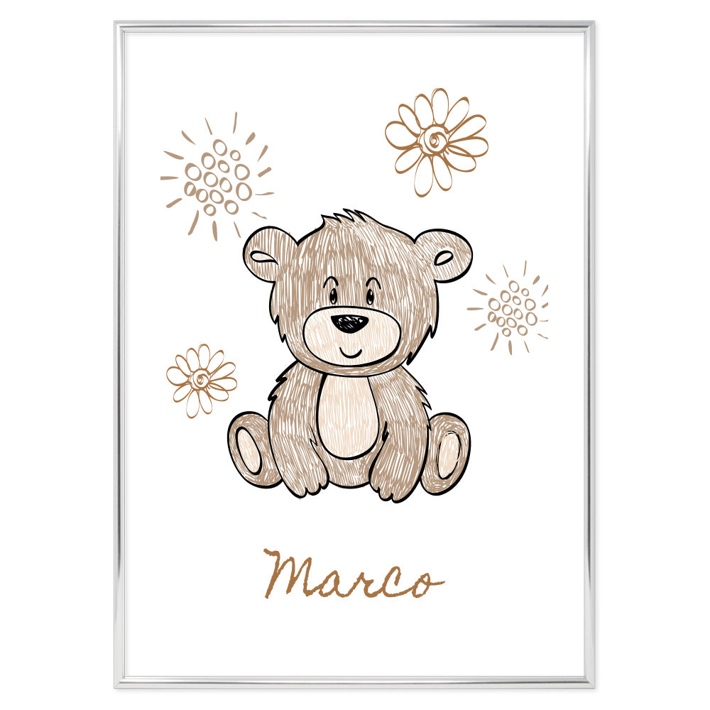 Custom Kids Bear Poster