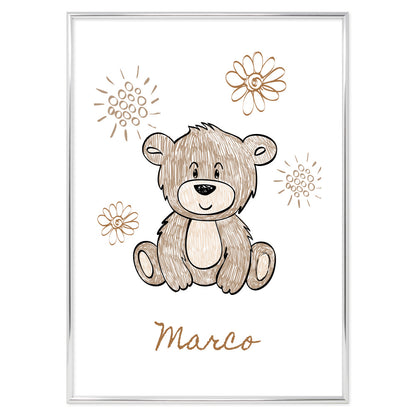 Custom Kids Bear Poster