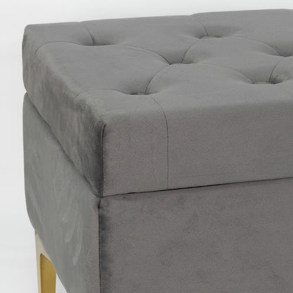 Pouf panchetta contenitore Grigio