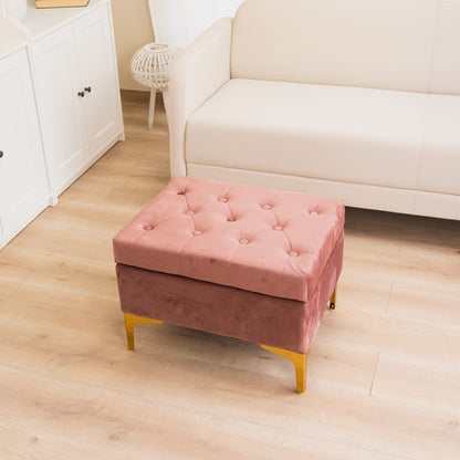 Pouf panchetta contenitore Rosa