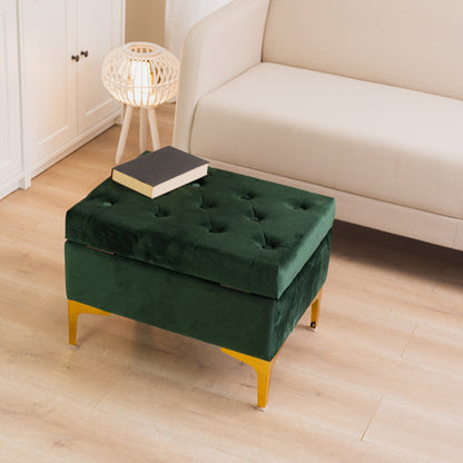 Pouf panchetta contenitore Verde