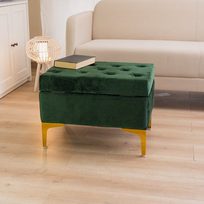 Pouf panchetta contenitore Verde