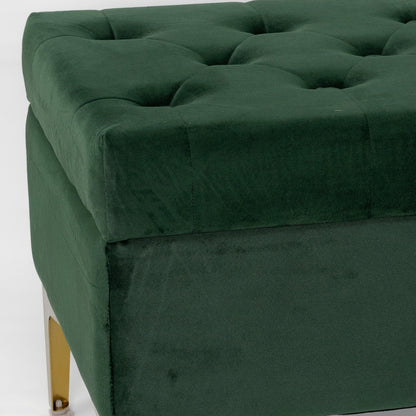 Pouf panchetta contenitore Verde