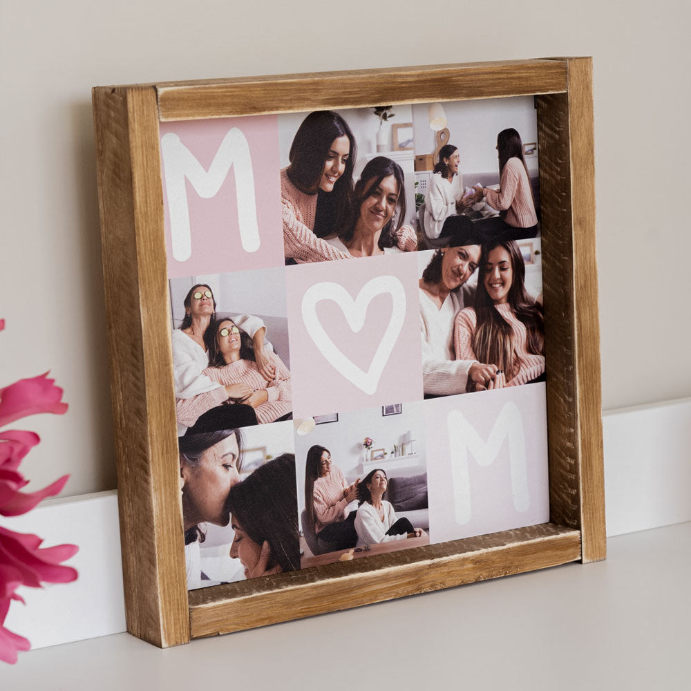 Tavoletta Foto personalizzate con Cornice in Legno