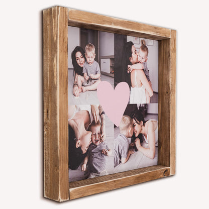 Tavoletta Love Personalizzata con Cornice in Legno