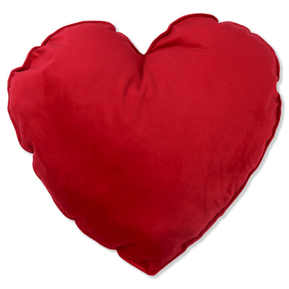 Red Velvet Heart Cushion