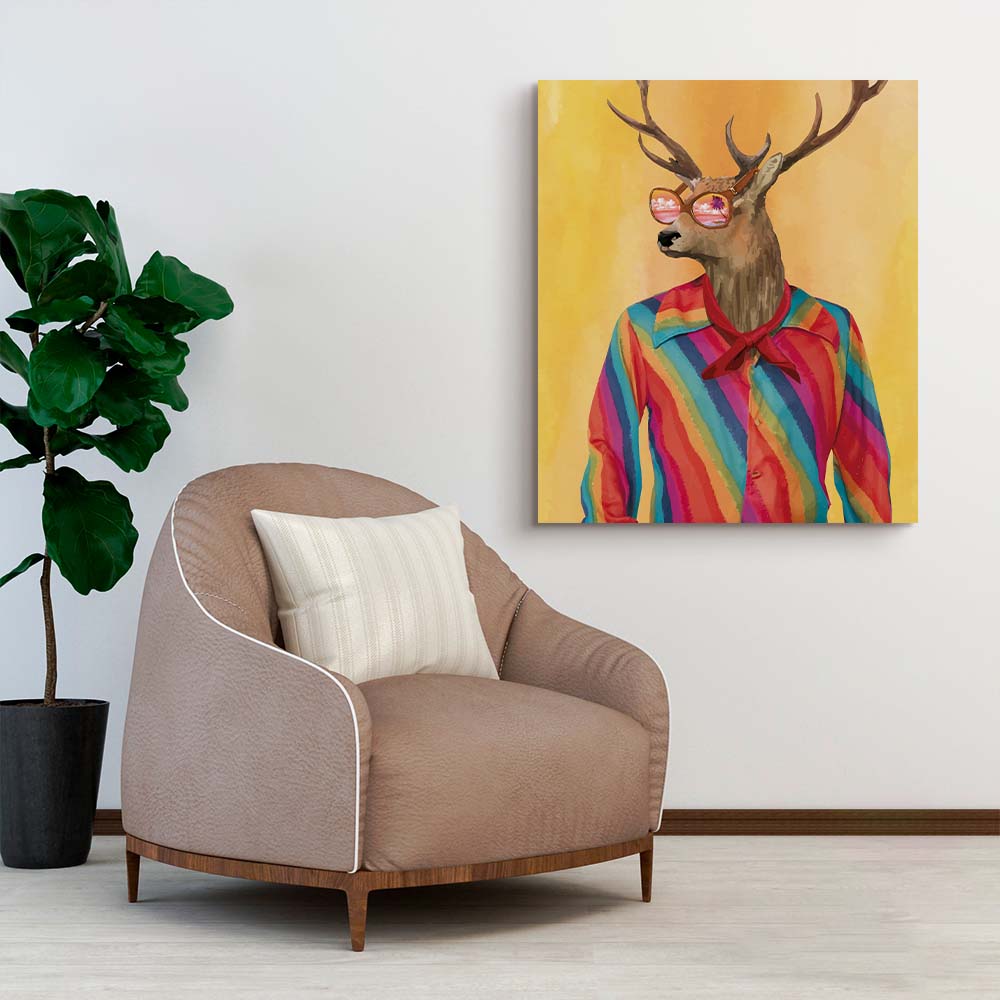 Glamor Deer painting