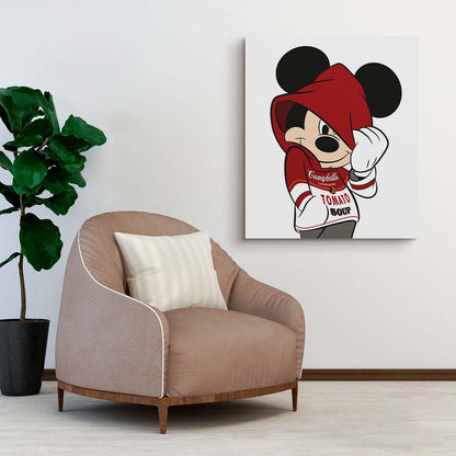 Mickey Tomato Soup painting