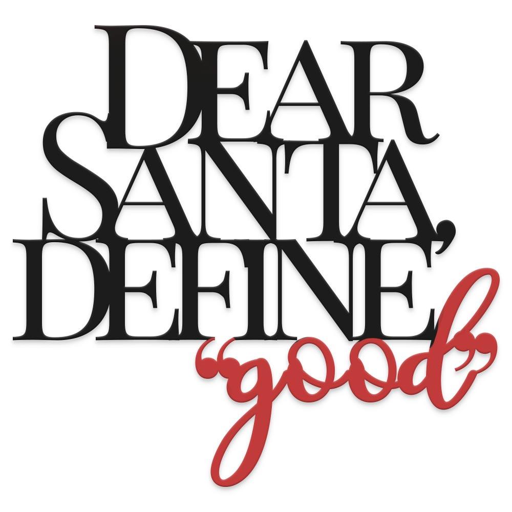 Decorazione Dear Santa Define