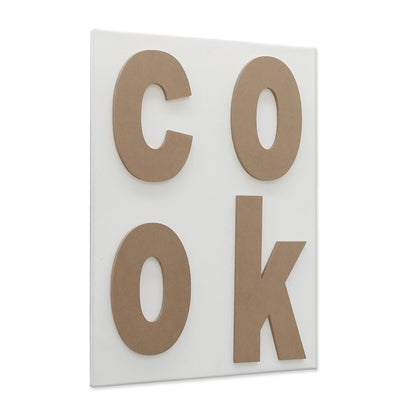 Cook relief canvas painting