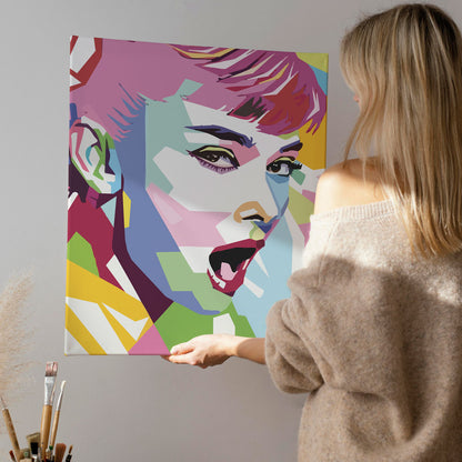 Quadro Pop Art Audrey