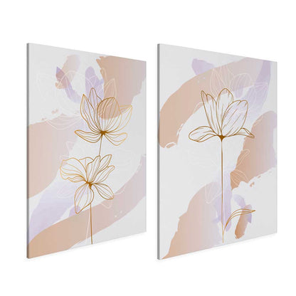 Double Spring Flowers painting