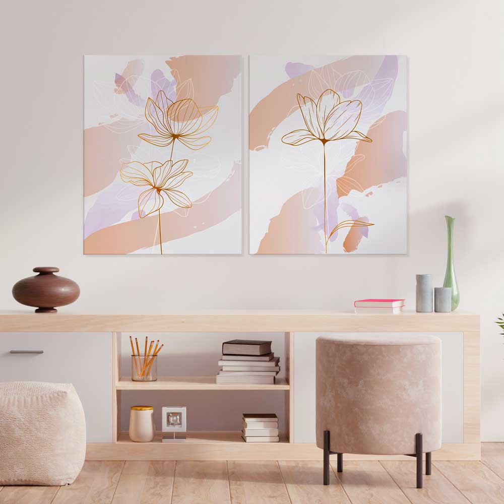 Quadro Doppio Spring Flowers