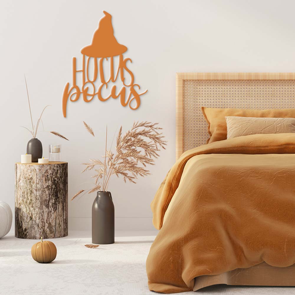 Scritta in legno Hocus Pocus