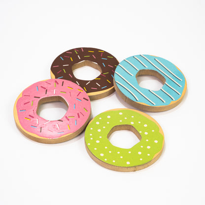 Coaster bar set 4pcs Donut Gloss