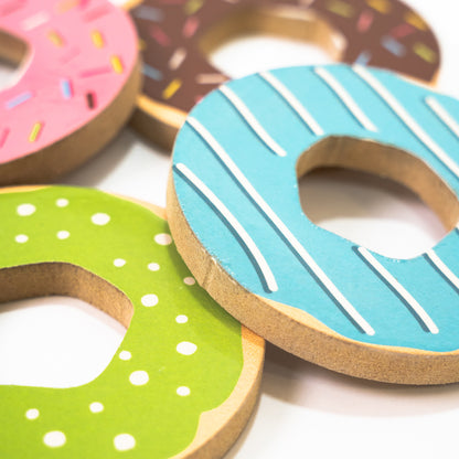 Coaster bar set 4pcs Donut Gloss