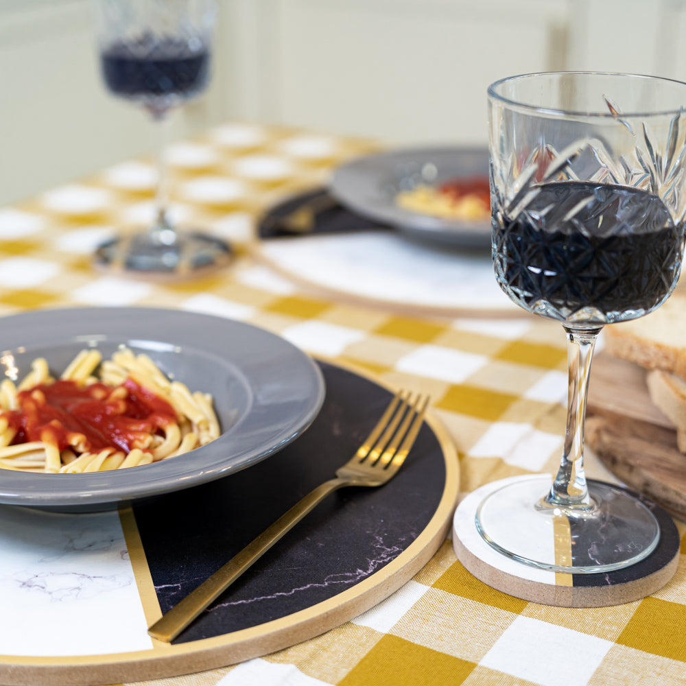 Gloss Marble Embossed Placemat