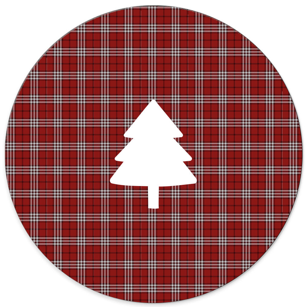 Tavoletta Sottopiatto Tartan Albero Natale